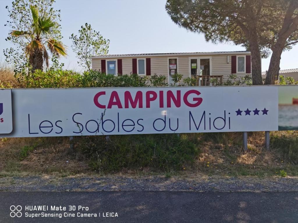 Mobil Home Les Sables Du Midi 4 Etoiles ヴァンドル・プラージュ エクステリア 写真